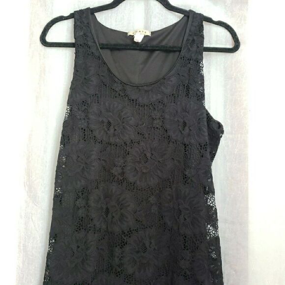 Whimsy Goth Grunge Women’s Lace Black Long Maxi Dress Size UNK 57 Inches Long - Picture 3 of 10